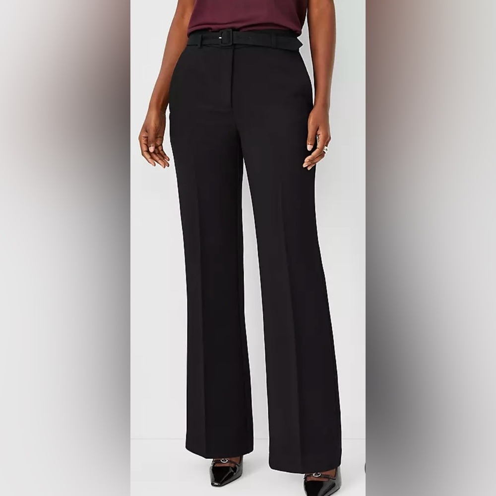 High wasted wide leg dress pants Ann Taylor